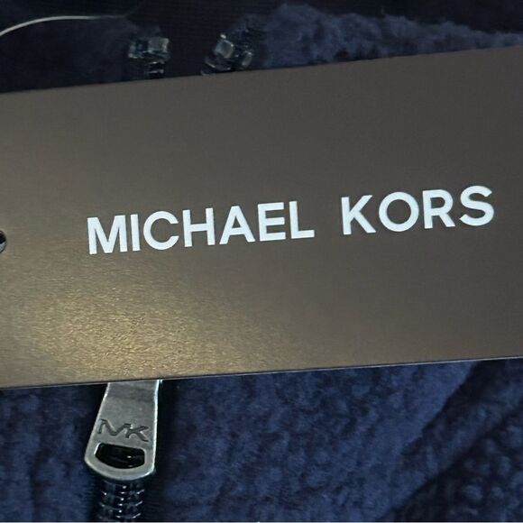 Michael Kors Men's Full Zip Sherpa Vest Midnight Navy Blue Size XL - Picture 4 of 9